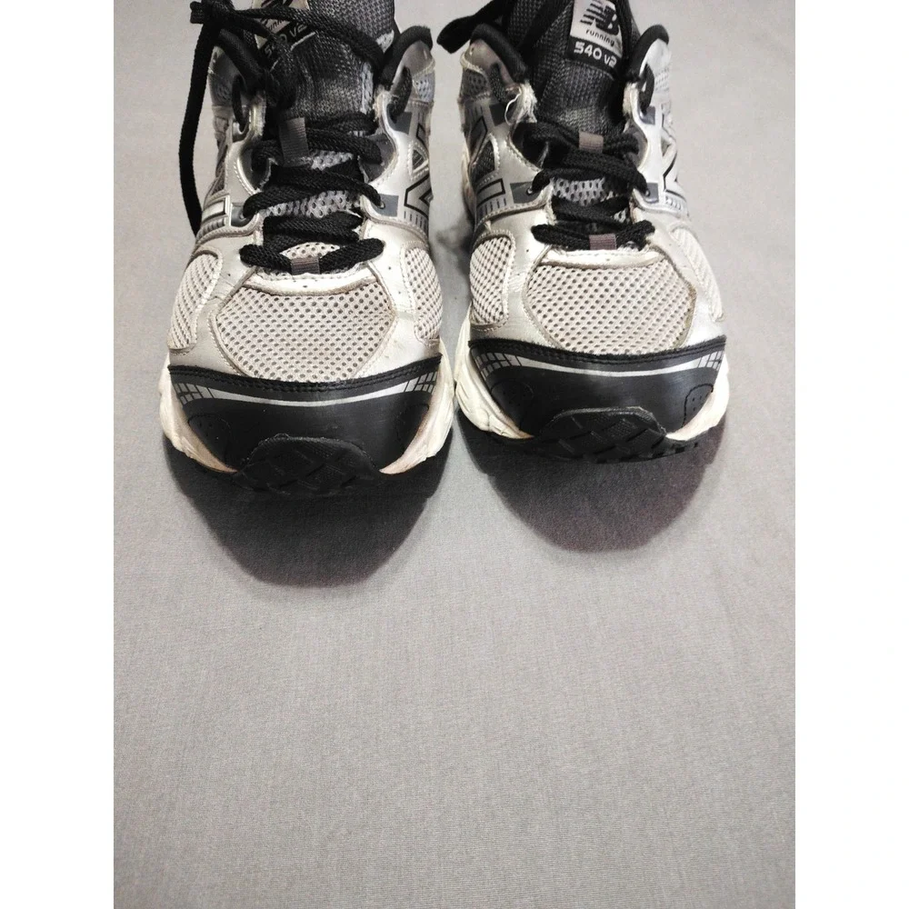 New Balance 540v2 Men 11.5 Silver Black XLT Running Track Training Athletic Shoe